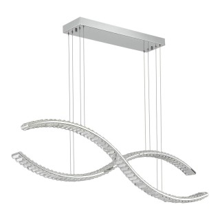 SL6206.103.50 Светильник подвесной ST-Luce Хром/Прозрачный LED 1*50W 3000K ACENO-foto2