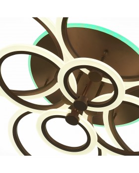 SLE500572-08RGB Светильник потолочный Кофейный/Белый LED 1*212W RGB 15W 3000-6000K CERINA-foto6