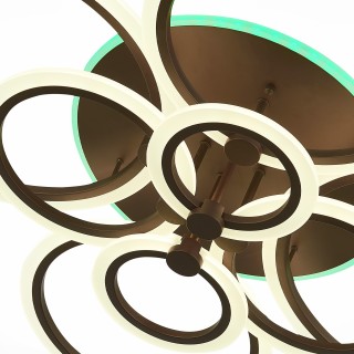 SLE500572-08RGB Светильник потолочный Кофейный/Белый LED 1*212W RGB 15W 3000-6000K CERINA-foto6