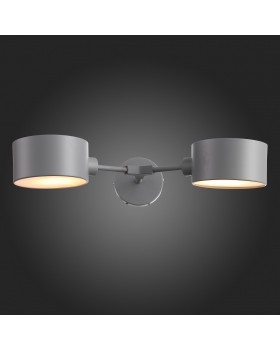 SLE183701-02 Светильник настенный Серый/Серый E14 2*60W GIMENTO-foto9