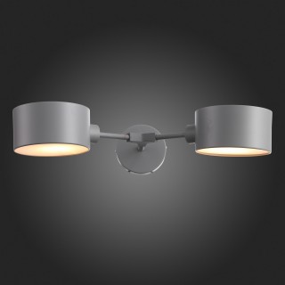 SLE183701-02 Светильник настенный Серый/Серый E14 2*60W GIMENTO-foto9