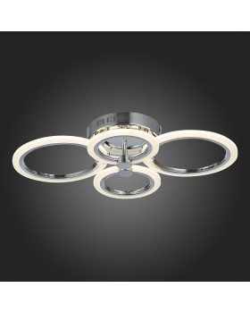 SLE500512-04 Светильник потолочный Хром/Белый LED 1*72W 3000-6000K CERINA-foto8