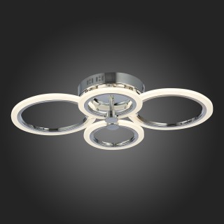 SLE500512-04 Светильник потолочный Хром/Белый LED 1*72W 3000-6000K CERINA-foto8