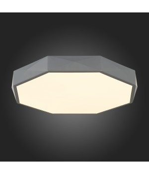 SLE200872-01 Светильник потолочный Серый/Белый LED 1*45W 3000K/4000K/6000K RONDO-foto4