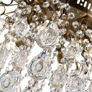 SLE160102-06 Светильник потолочный Бронза/Прозрачный E14 6*60W KAME-foto10