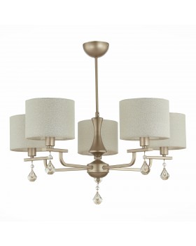 SLE107703-05 Люстра подвесная Шампань/Светло-бежевый E14 5*40W ELIDA-foto2