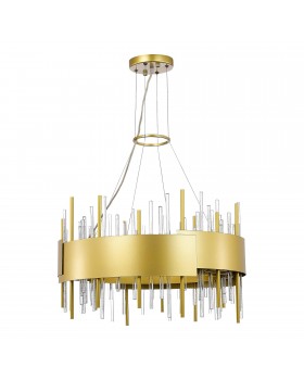 SL1633.203.12 Люстра подвесная ST-Luce Матовое золото/Матовое золото,Прозрачный E14 12*40W OLVERA-foto2