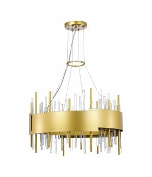 SL1633.203.12 Люстра подвесная ST-Luce Матовое золото/Матовое золото,Прозрачный E14 12*40W OLVERA-foto2