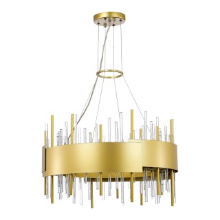 SL1633.203.12 Люстра подвесная ST-Luce Матовое золото/Матовое золото,Прозрачный E14 12*40W OLVERA-foto2