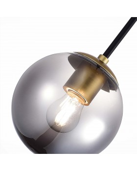 SLE1097-303-01 Подвес Матовое золото/Дымчатый E27 1*60W SCORZE-foto3