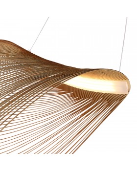 SL6900.503.24 Светильник подвесной ST-Luce Белый/Древесный LED 1*24W 4000K FOSSIL-foto3