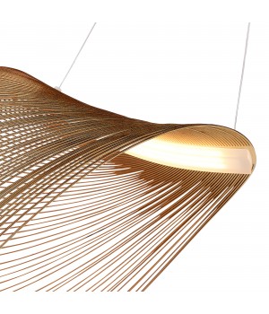 SL6900.503.24 Светильник подвесной ST-Luce Белый/Древесный LED 1*24W 4000K FOSSIL-foto3