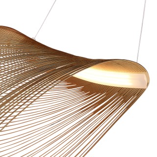 SL6900.503.24 Светильник подвесной ST-Luce Белый/Древесный LED 1*24W 4000K FOSSIL-foto3