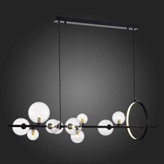 SL1165.423.15 Светильник подвесной ST-Luce Черный/Прозрачный G4 10+1*5W 4000K NECTON-foto5