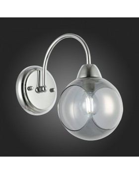 SLE102101-01 Бра Хром/Дымчатый E14 1*40W RELOTTE-foto5