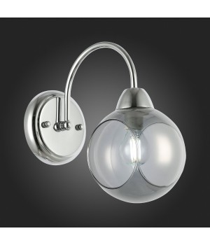 SLE102101-01 Бра Хром/Дымчатый E14 1*40W RELOTTE-foto5