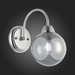 SLE102101-01 Бра Хром/Дымчатый E14 1*40W RELOTTE-foto5