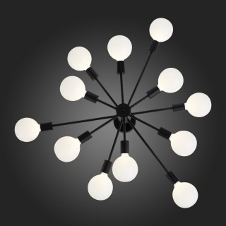 SL419.402.12 Люстра потолочная Черный E27 12*60W ANO-foto8