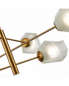 SLE205202-06 Люстра потолочная Латунь/Белый E27 6*60W TERRAMO-foto3