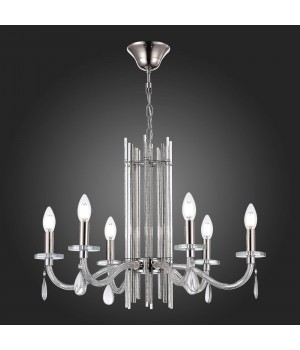 SL1656.103.06 Люстра подвесная ST-Luce Никель/Прозрачный E14 6*40W EPICA-foto6