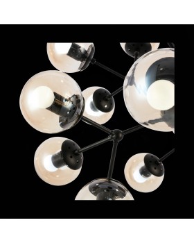 SLE154913-18 Светильник подвесной Черный/Янтарный E14 18*60W LACOTTA-foto6