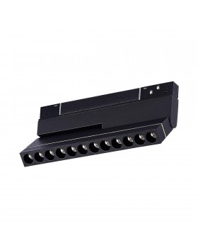 ST805.436.12 Магнитный трековый светильник Черный LED 1*12W 3000K 450Lm Ra>90 36° IP20 L220xW22xH117 48VV SKYLINE 48-foto3