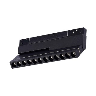 ST805.436.12 Магнитный трековый светильник Черный LED 1*12W 3000K 450Lm Ra>90 36° IP20 L220xW22xH117 48VV SKYLINE 48-foto3