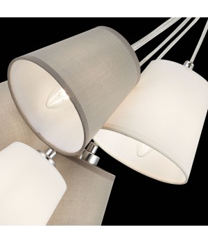 SLE300403-05 Светильник подвесной хром/белый, серый E14 5*40W PRATO-foto6