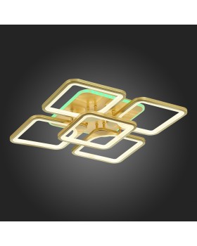 SLE500422-05RGB Светильник потолочный Золотистый/Белый LED 1*170W RGB 10W 3000-6000K VALIA-foto3