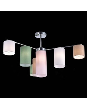 SLE300602-07 Люстра потолочная Хром/Белый, Бежевый, Зеленый E14 7*40W ESSENZA-foto5
