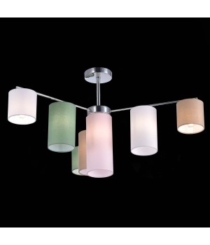SLE300602-07 Люстра потолочная Хром/Белый, Бежевый, Зеленый E14 7*40W ESSENZA-foto5