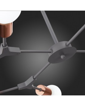 SLE106403-08 Люстра подвесная Серый, Розовое золото E27 8*60W PALARE-foto3