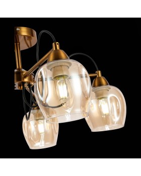 SLE110002-05 Люстра потолочная Бронза/Янтарный E27 5*60W ACRO-foto6