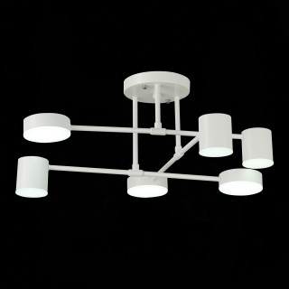 SLE201052-06 Люстра потолочная Белый/Белый LED 6*7W 4000K NOBEL-foto3