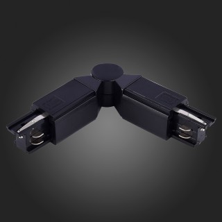 ST030.409.18 Поворотный угол для трехфазного шинопровода ST-Luce Черный Трехфазная трековая система-foto3