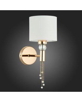 SLE105151-01 Светильник настенный Золотистый/Белый E27 1*60W PRIMMA-foto6