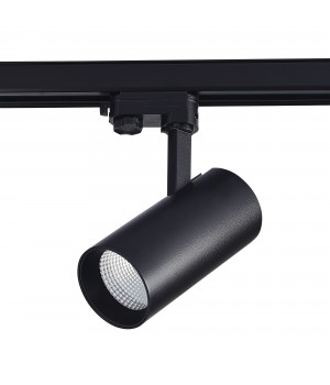 ST661.436.30 Св-к трек. Черный LED 1*30W 3000K 2 400Lm Ra>90 38° IP20 L170xW80xH245 165-265V Трехфазная трековая система-foto2