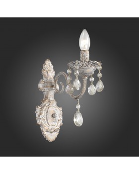 SL139.501.01 Бра Слоновая кость, Золото/Прозрачный E14 1*40W SPLENDI-foto3