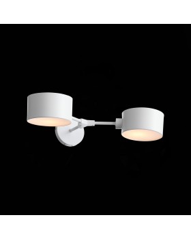 SLE183501-02 Светильник настенный Белый/Белый E14 2*60W GIMENTO-foto4