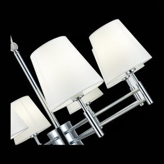 SLE105403-08 Люстра подвесная Хром/Белый E14 8*40W LAGORO-foto7