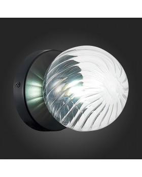 SLE220341-01 Бра Черный/Прозрачный G9 1*5W Salerno-foto4