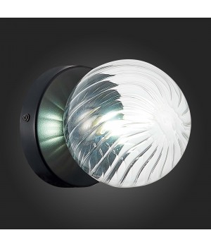 SLE220341-01 Бра Черный/Прозрачный G9 1*5W Salerno-foto4