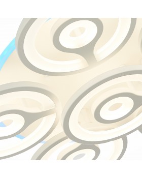 SLE501252-06RGB Светильник потолочный Белый/Белый LED 1*168W RGB 11W 3000-6000K CINNO-foto6