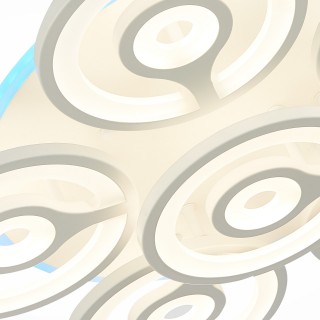 SLE501252-06RGB Светильник потолочный Белый/Белый LED 1*168W RGB 11W 3000-6000K CINNO-foto6