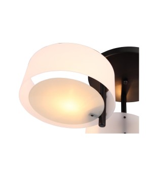 SL483.402.03 Люстра потолочная Черный/Белый E27 3*60W FORESTA-foto11