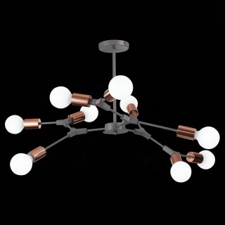 SLE106403-09 Люстра подвесная Серый, Розовое золото E27 9*60W PALARE-foto6