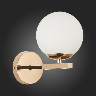 SLE106801-01 Бра Французское золото/Белый E14 1*40W SONCO-foto6