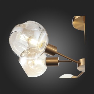 SLE155302-06 Люстра потолочная Античная медь/Янтарный E14 6*60W GENTORE-foto21