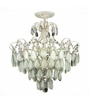 SLE160302-06 Светильник потолочный Золотистый/Белый матовый E14 6*60W MAGONZA-foto15