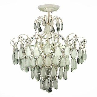 SLE160302-06 Светильник потолочный Золотистый/Белый матовый E14 6*60W MAGONZA-foto15